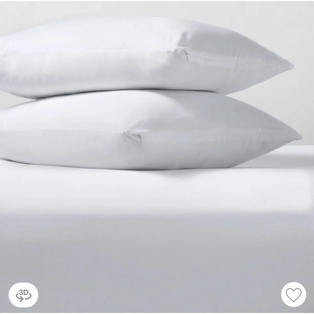 Room Essentials™ Standard Queen Soft Zippered Machine Washable Pillow Protector